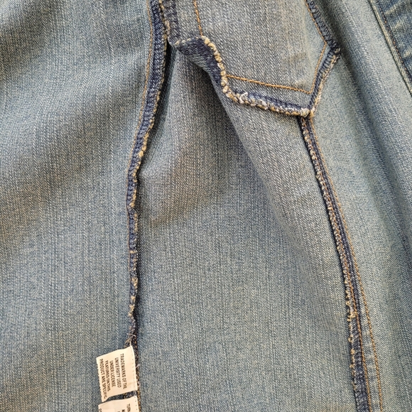 Vintage Belle Pointe Women's Denim OSU Jacket Size Size L/XL - Picture 8 of 9